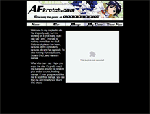Tablet Screenshot of afkrotch.com